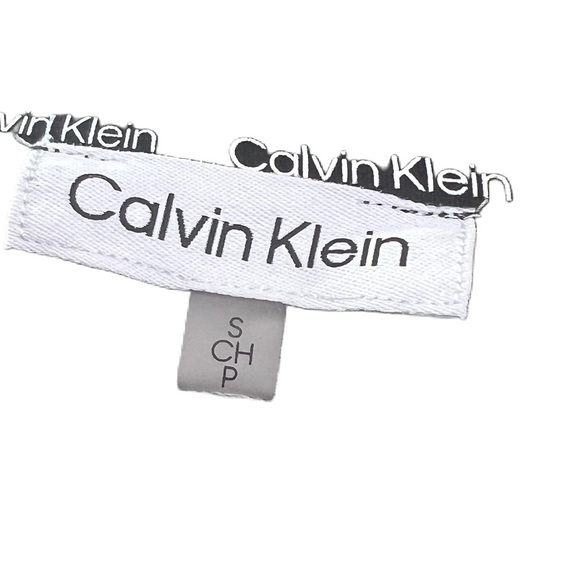 Calvin klein logo crew neck black white womens small lightweight sweatshirt - Picture 2 of 5